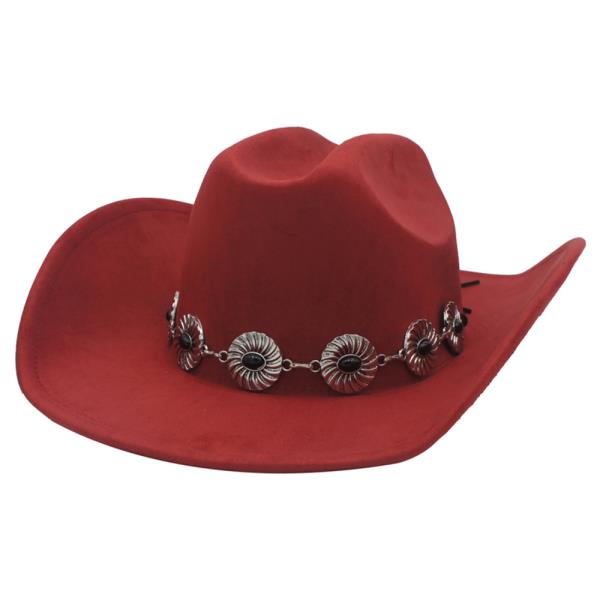 CONCHO BAND WESTERN COWBOY HAT