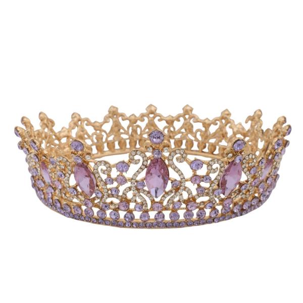 MARQUISE PATTERN RHINESTONE CROWN