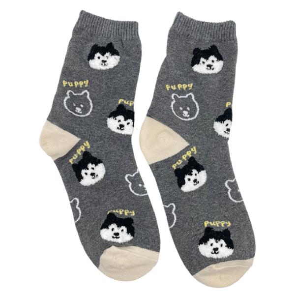 PUPPY FACE CREW SOCKS