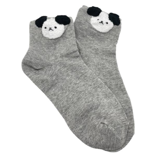 CUTE DOG FACE ANKLE SOCKS