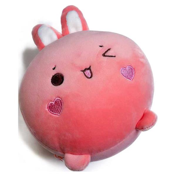 BUNNY PLUSH 2-IN-1 TRAVEL PILLOW WITH SLEEP MASK