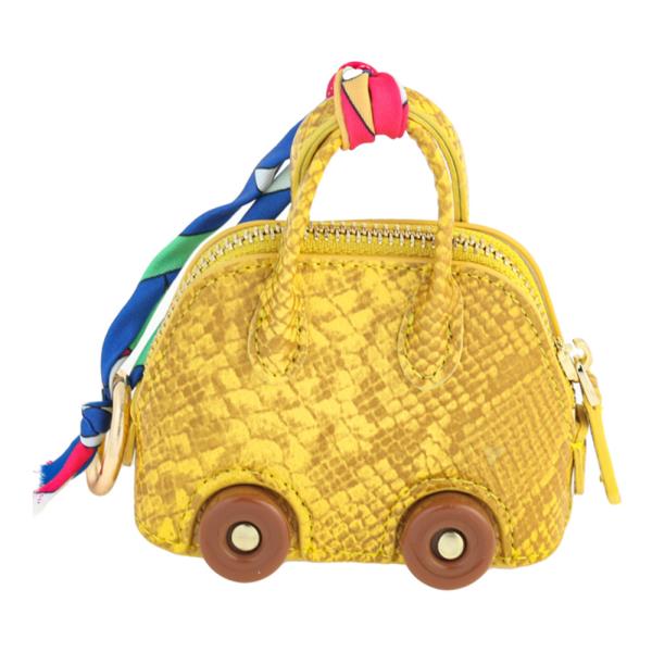 CAR SHAPE MINI BAG CHARM KEYCHAIN