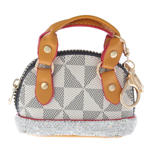 MINI TOTE BAG CHARM KEYCHAIN