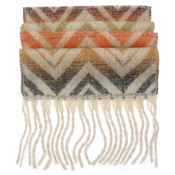 TRIBAL PATTERN OBLONG SCARF