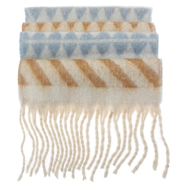 GEOMETRIC PATTERN OBLONG SCARF