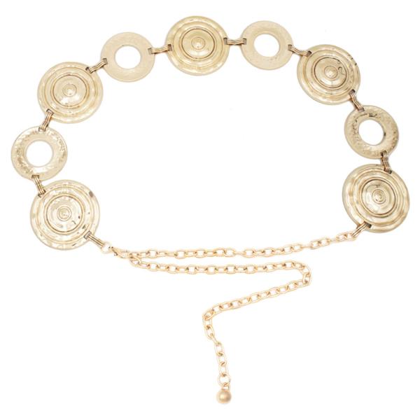 ORGANIC STACKED CIRCLE CHAIN BELT