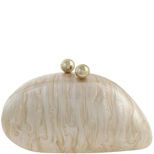 MODERN ACRYLIC SHAPE EVENING CLUTCH