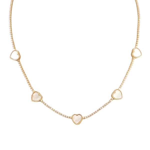 HEART STATION NECKLACE