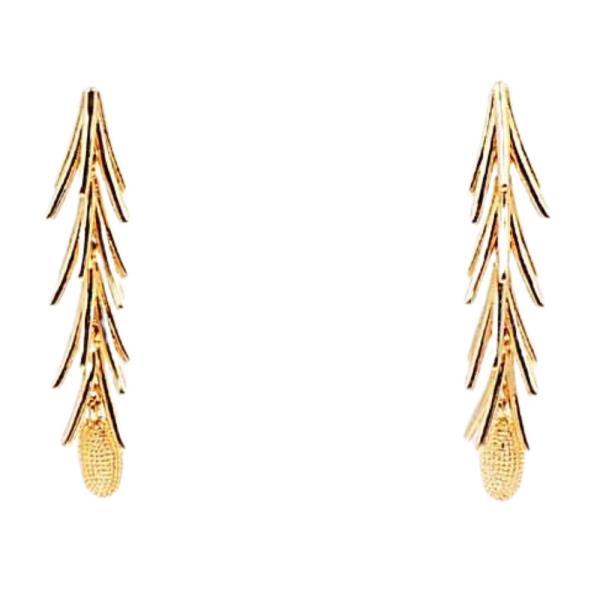 METAL DANGLE EARRING