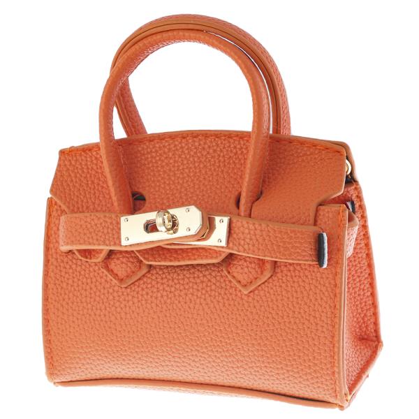 CHIC TEXTURE HANDLE SATCHEL BAG