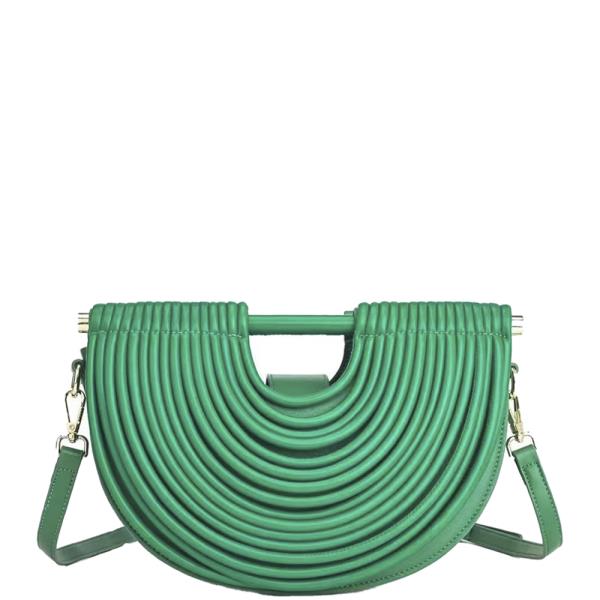 MODERN SPECTRUM STYLE DESIGN HANDLE CROSSBODY BAG