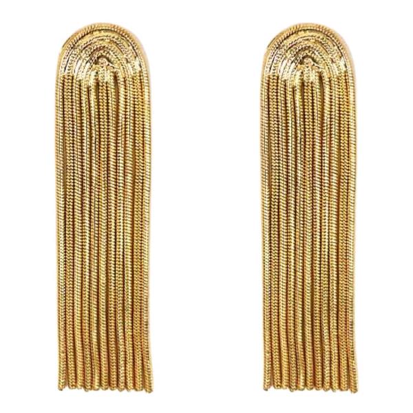 CHAIN METAL DANGLE EARRING