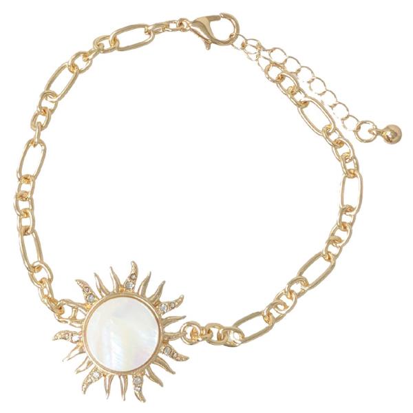 SUN CHARM METAL BRACELET