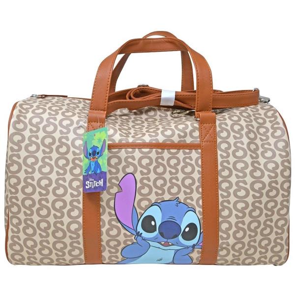 STITCH CHARACTER PRINT TRAVEL DUFFEL BAG