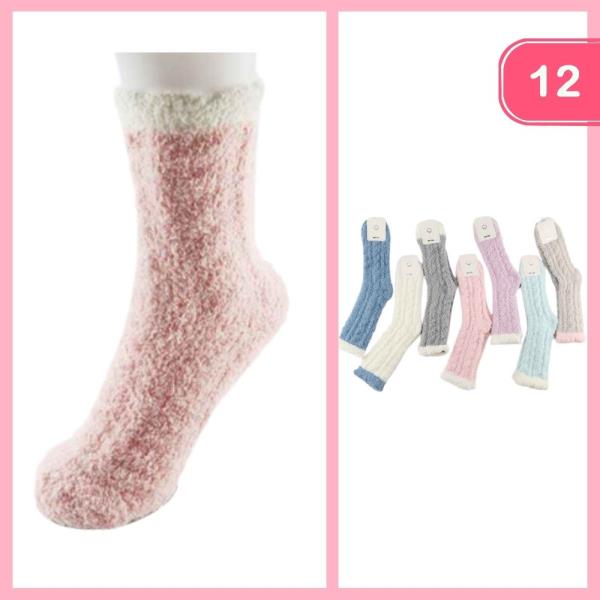 WARM FUZZY SOCKS (12 UNITS)