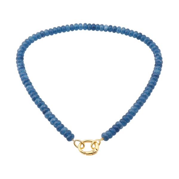 COLOR BEADED TOGGLE CLASP NECKLACE