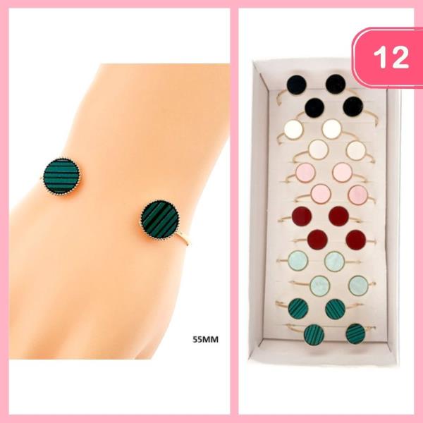 OPEN CUFF BRACELET (12 UNITS)