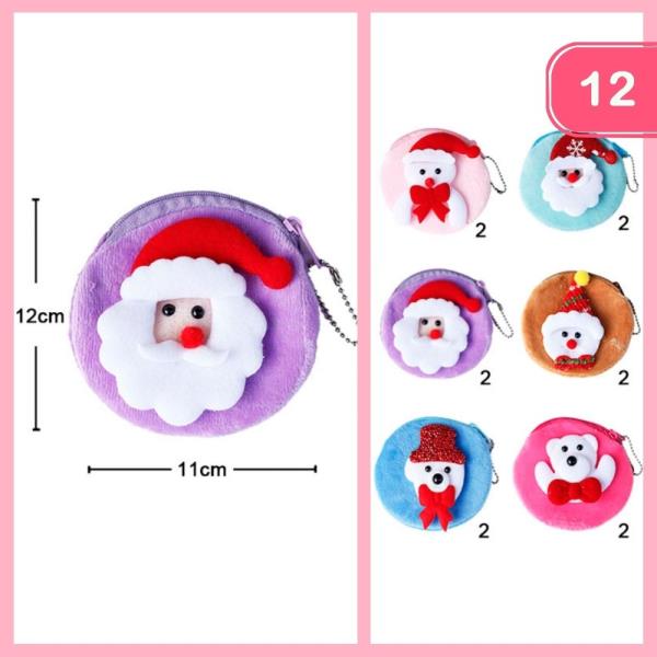 CHRISTMAS COIN PURSE (12 UNITS)
