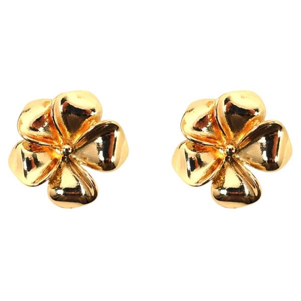 FLOWER SHAPE MEAL EARRING
