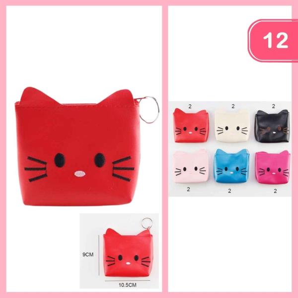 CAT COIN PURSE (12 UNITS)