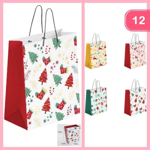 CHRISTMAS GIFT BAG (12 UNITS)