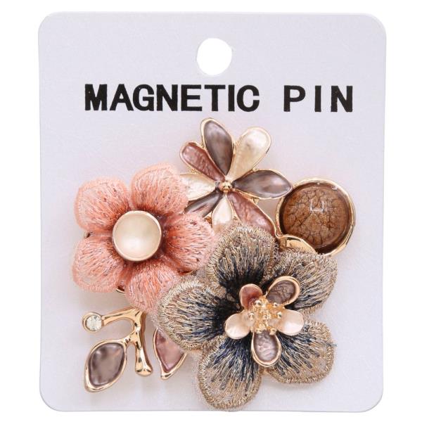 COLORFUL FLOWER MAGNETIC PIN