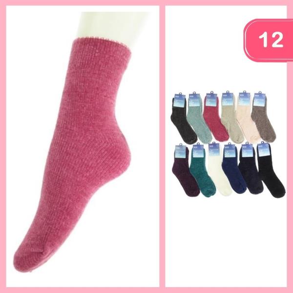 WARM CREW SOCKS (12 UNITS)