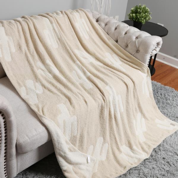 CACTUS PATTERN LUXURY SOFT THROW BLANKET
