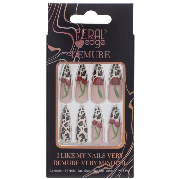 FERAL EDGE DEMURE DESIGN44 NAIL DECORATION SET