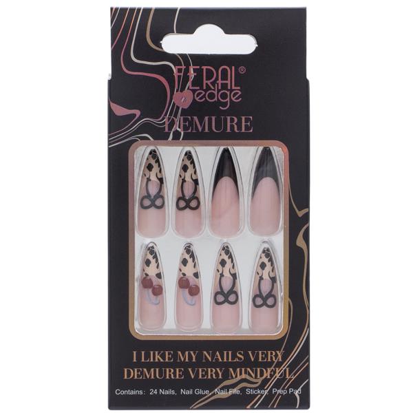 FERAL EDGE DEMURE DESIGN41 NAIL DECORATION SET