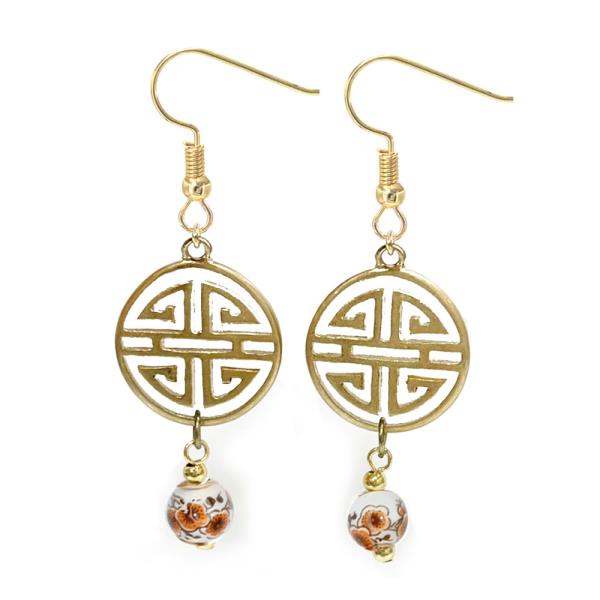 FOUR BLESSING WITH FLOWER EARRING