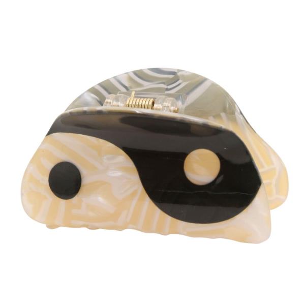 YING YANG CLAW HAIR CLIP