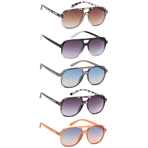 ROUND COLOR AVIATORS SUNGLASSES 1DZ