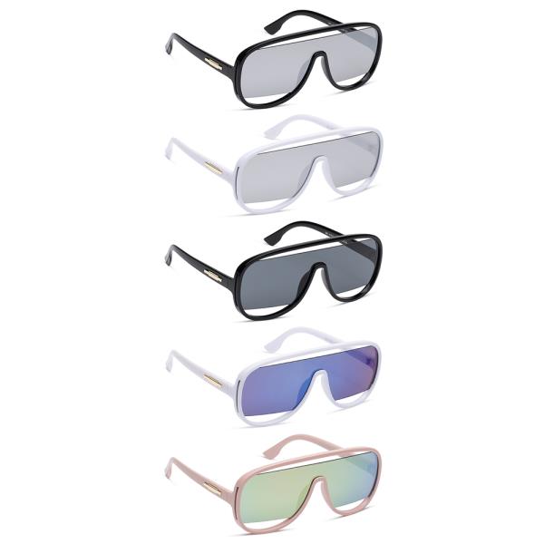 ROUND STYLISH AVIATORS SHAPED SUNGLASSES 1DZ