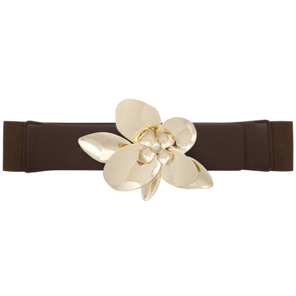 FLOWER METAL SHAPED ELASTIC BELT