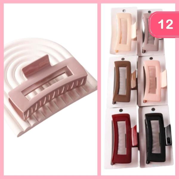 HAIR CLAW CLIP (12 UNITS)