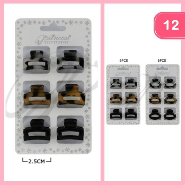 HAIR CLAW CLIP ( 12 UNITS)