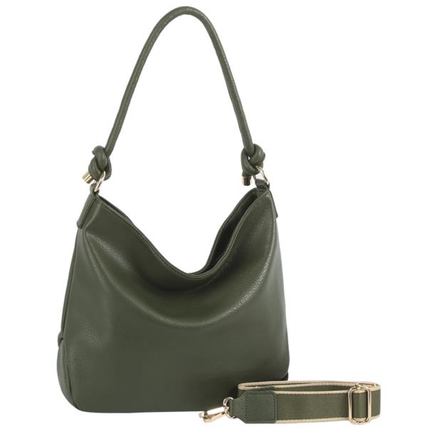 SMOOTH SHOULDER HOBO BAG