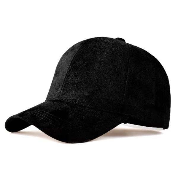 ADJUSTABLE VEGAN SUEDE BASEBALL CAP