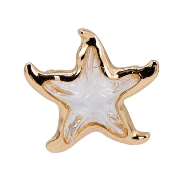 STARFISH FORMICA BROOCH