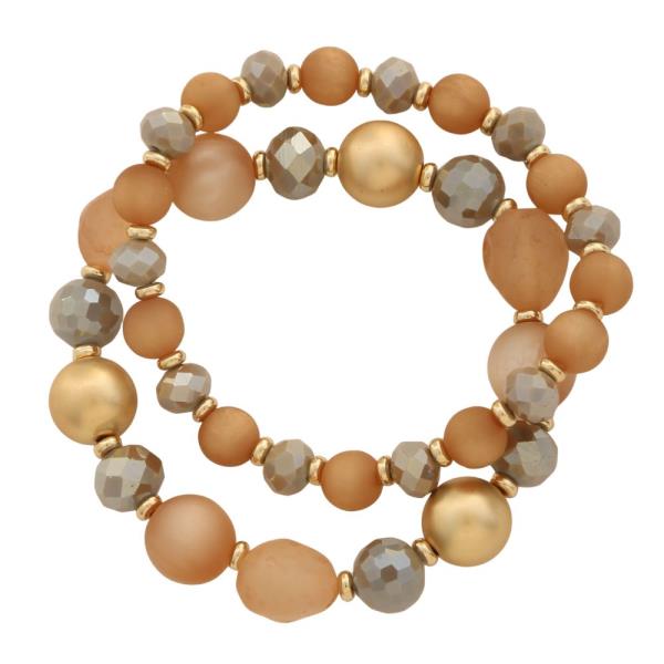 MIXED BEAD BRACELET SET