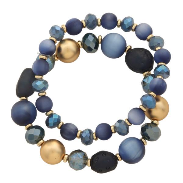MIXED BEAD BRACELET SET