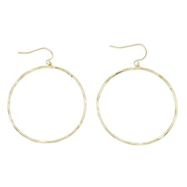 METAL HOOP EARRING