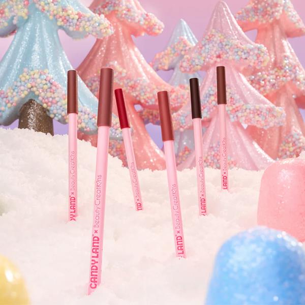 BEAUTY CREATIONS X CANDY LAND SWEET TOOTH WOODEN LIP LINER 6PC SET