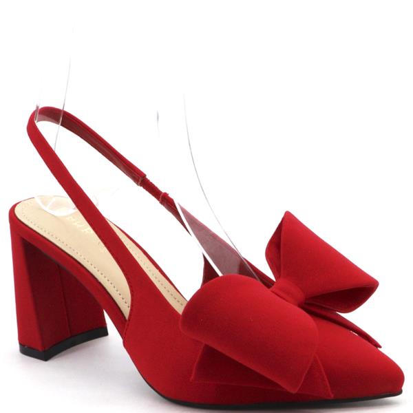 BOW SLINNGBACK BLOCK HEEL 12 PAIRS