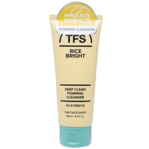THEFACESHOP RICE BRIGHT DEEP CLEAN FOAMING CLEANSER