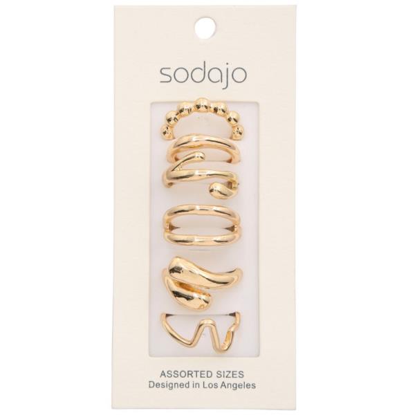 SODAJO METAL ASSORTED RING SET