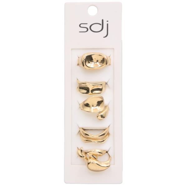 SDJ METAL ASSORTED RING SET
