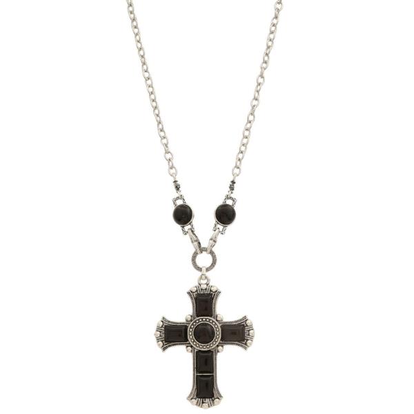 SDJ CROSS PENDANT NECKLACE