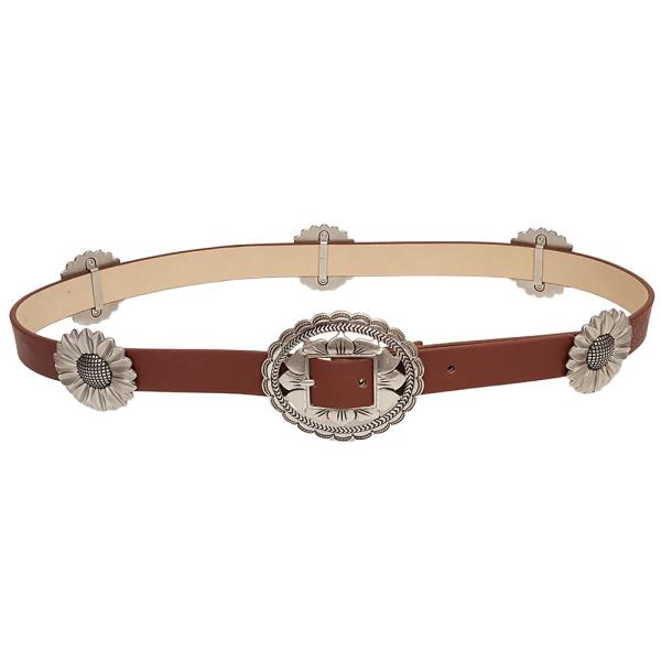 WESTERN SUNFLOWER CONCHO BELT
